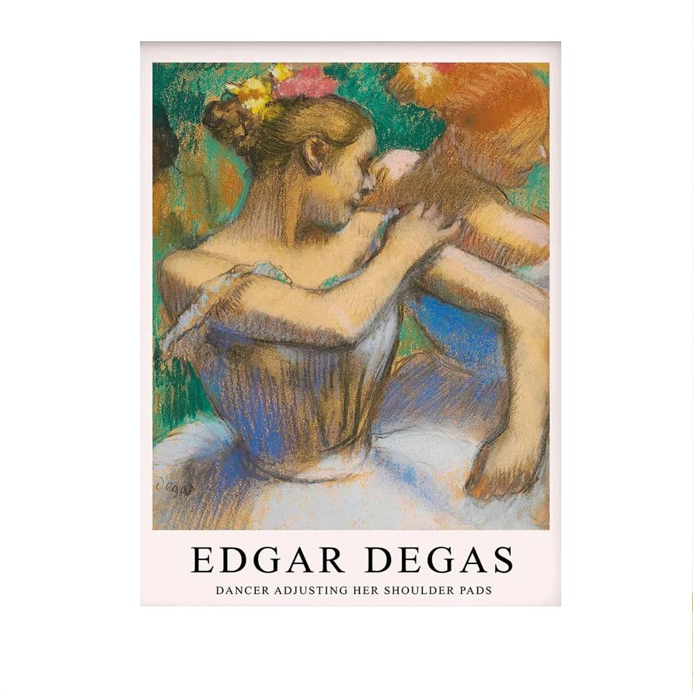 Danseuses de ballet Edgar Degas affiche aquarelle déco murale pour chambre et studio de danse