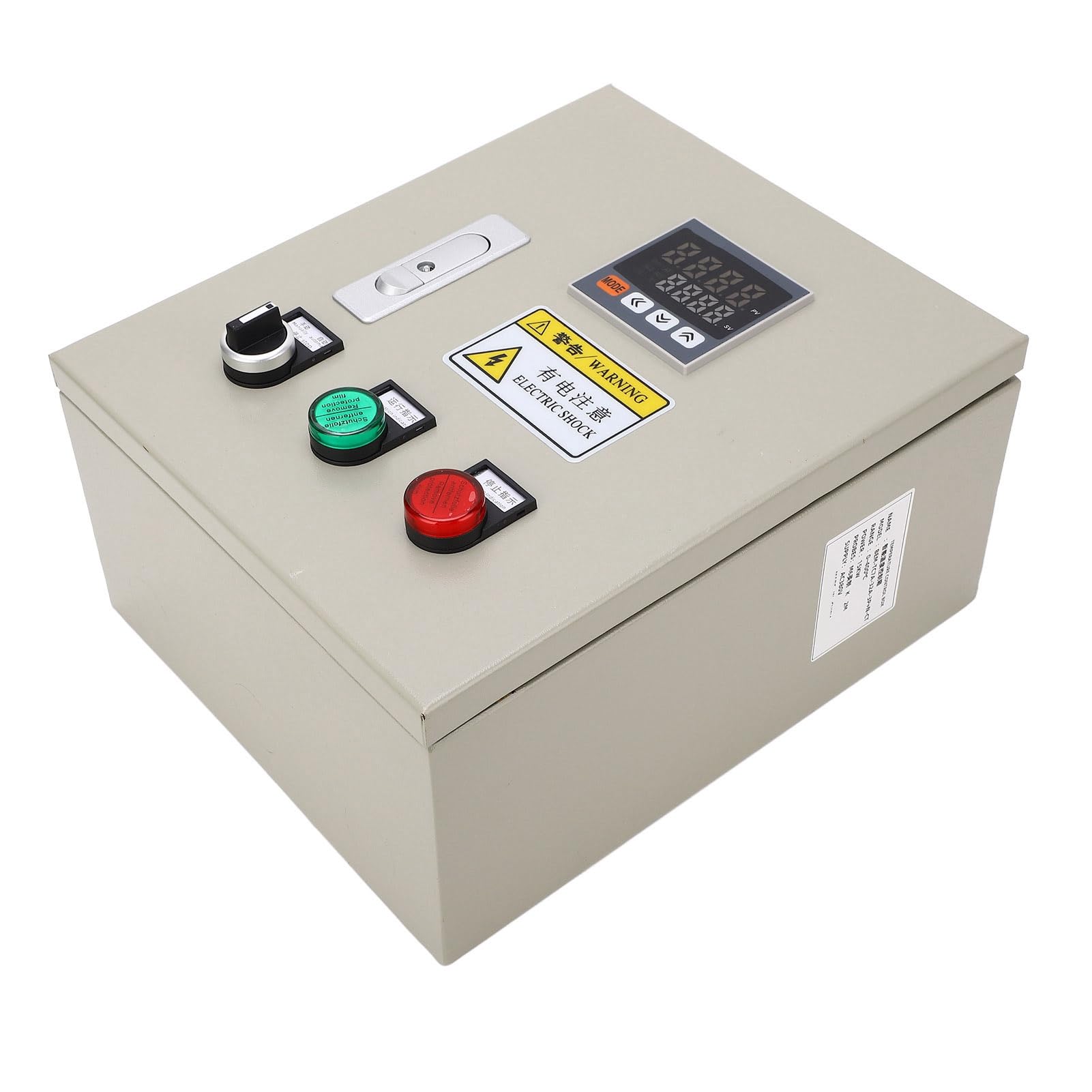 AMONIDA Controlador de Temperatura PID Caja de Control de Temperatura Inteligente 15KW para Horno Infrarrojo y Plataformas de Calefacción de Acero Inoxidable