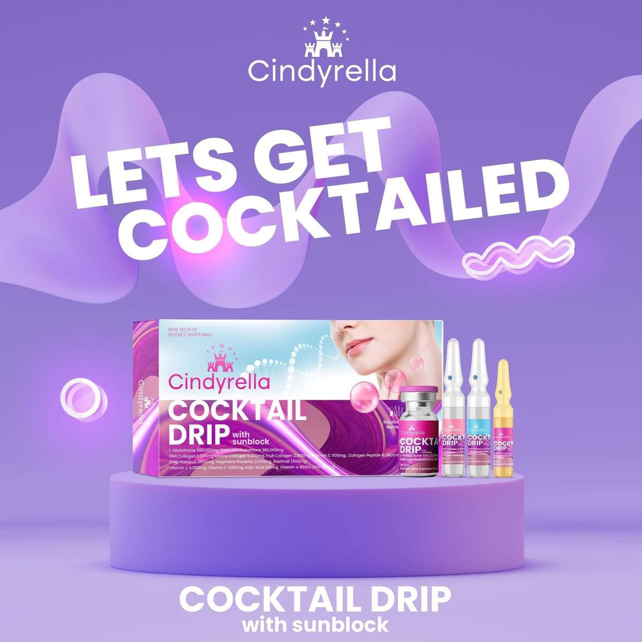 GLUTAX Cindyrella Cocktail Drip with Sunblock : Buy Online at Best Price in  KSA - Souq is now Amazon.sa: Home