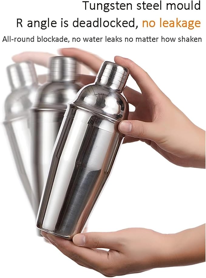 Set de Bar para Cócteles 23 Piezas de Acero Inoxidable con Soporte miniatura 3