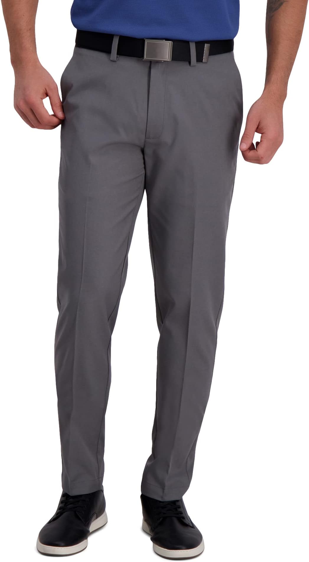 Men's Cool Right Performance Flex Solid Slim Fit Flat Front Pant-discontinued