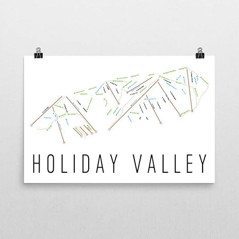 Holiday Valley Ski Resort Trail Map Amazon.com: Valle Cartel De Día Festivo, Vacaciones Valley Ski Resort –  Póster, Valle De Día Festivo, Vacaciones Valley Trail Map, Valley Trail  Póster Mapa Arte, Día Festivo Valley Pared Arte De Día