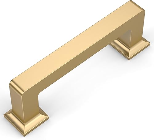 Miniatura 40 de Amerdeco ZH0019 - Paquete de 10 pomos cuadrados negros mate para gabinetes de cocina, herrajes para gabinetes, tiradores de gabinete de un solo