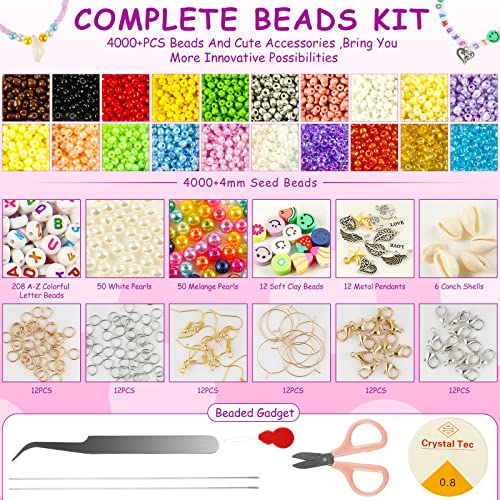 Xcsaide 4692 Pezzi Perle di Argilla Polimerica