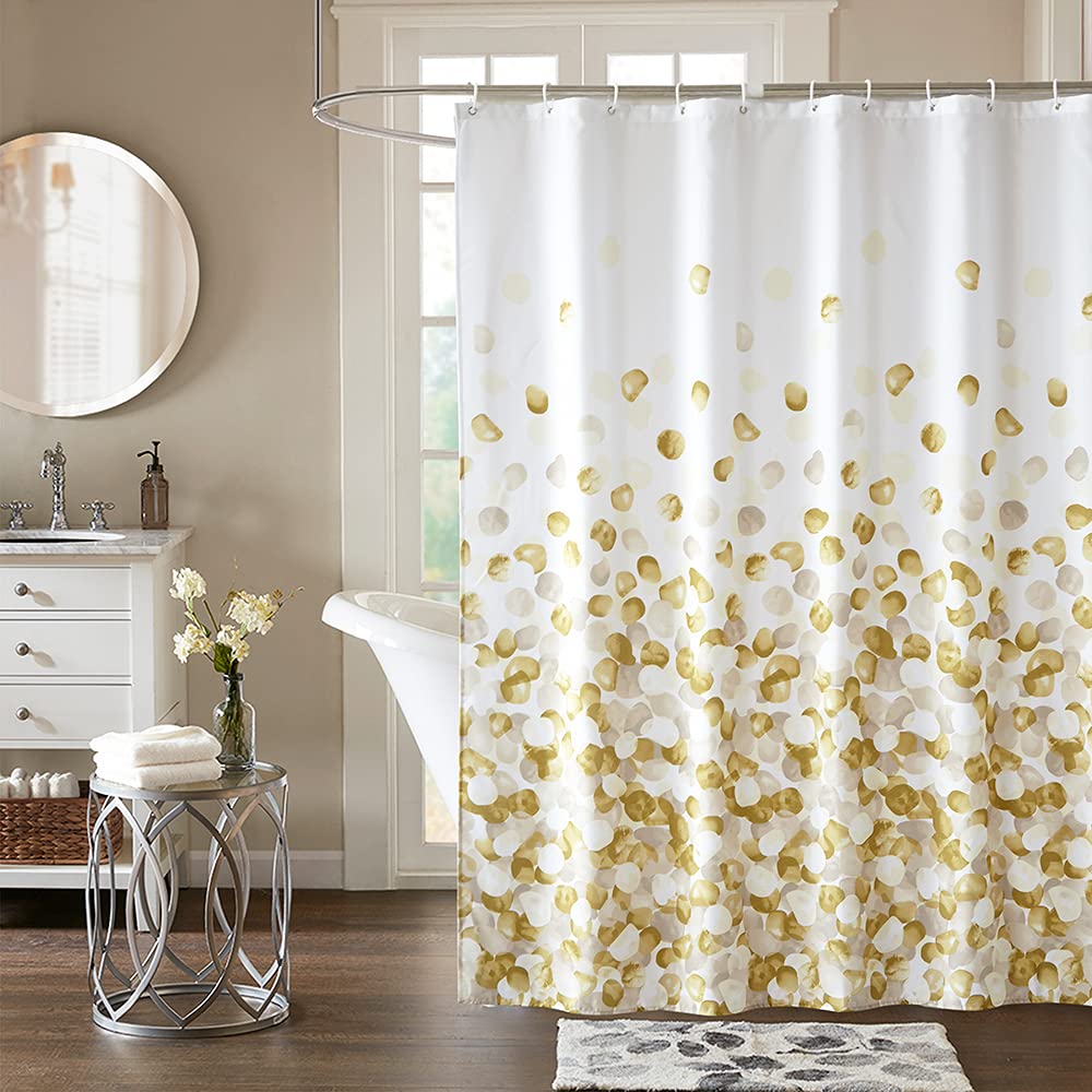 Tenda Da Doccia Con Piante Colorate, In Tessuto Di Poliestere Lavabile Tenda Da Bagno 180 X 180 Cm Con 12 Ganci 96300149