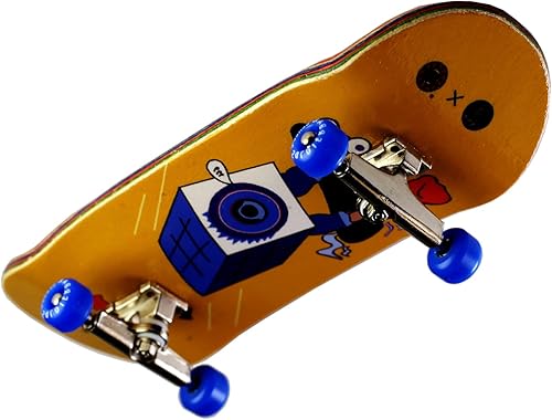 Diapasones de madera hechos a mano de arce de color completo (actualización de camiones Slivery King, ruedas azules hechas a mano) Cubo mágico