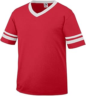 Augusta Sportswear Sleeve Stripe Jersey (360) Red/White, S