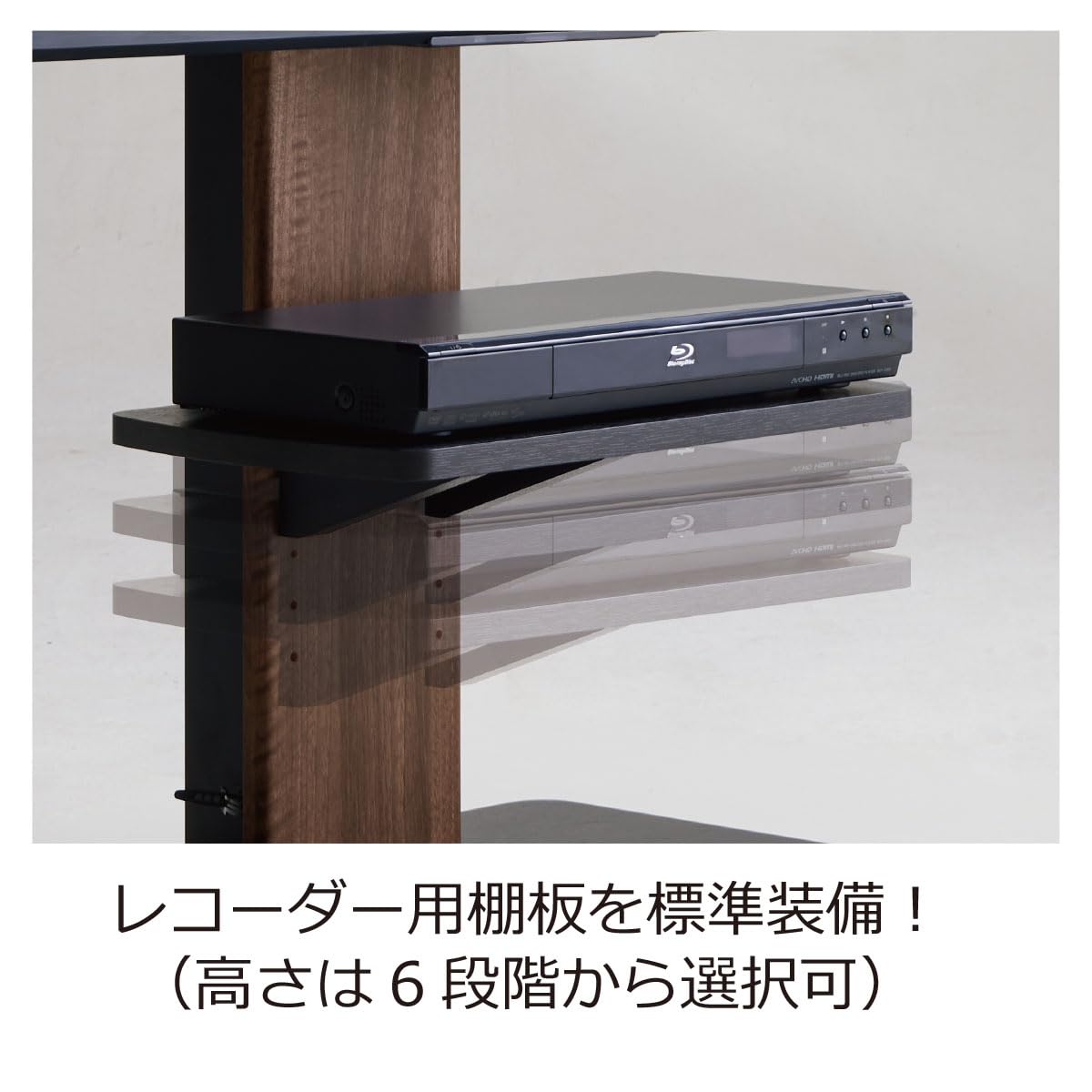 Amazon｜朝日木材加工(Asahiwood) 壁寄せ テレビ スタンド WS-J 24~55