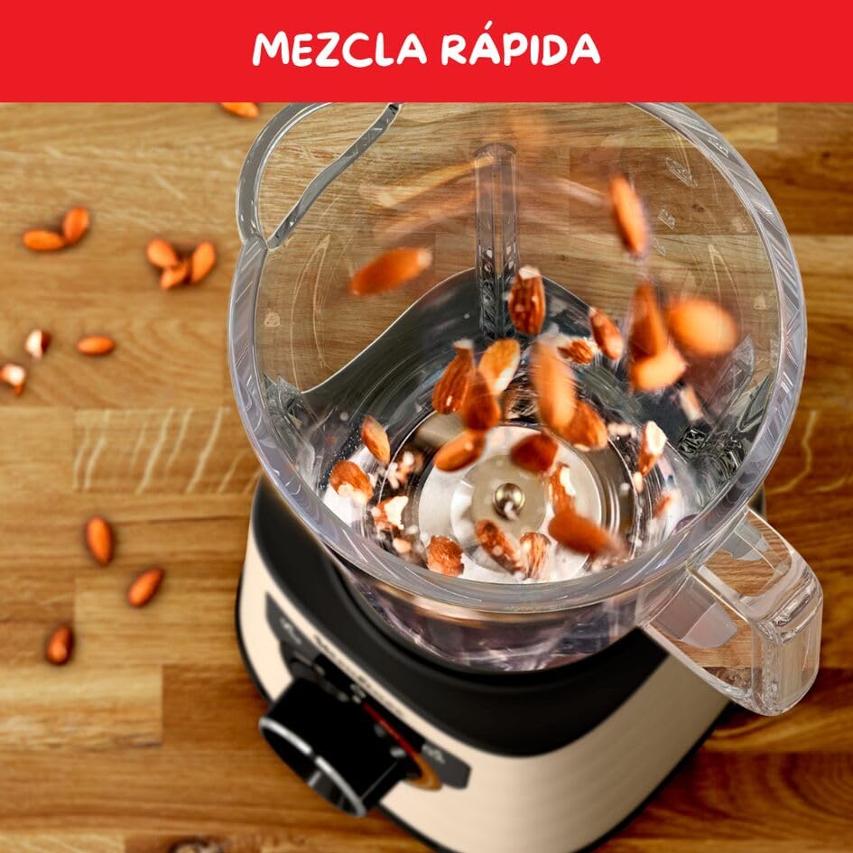 Miniatura 2 de Moulinex Perfect Mix, Batidora de vaso 1200 W, Cuchillas Powelix de alta eficiencia, Capacidad 2 L, Sistema de refrigeración, Ideal para batidos, licuados y cocktails, Tritura hielo, Autoclean, LM871A