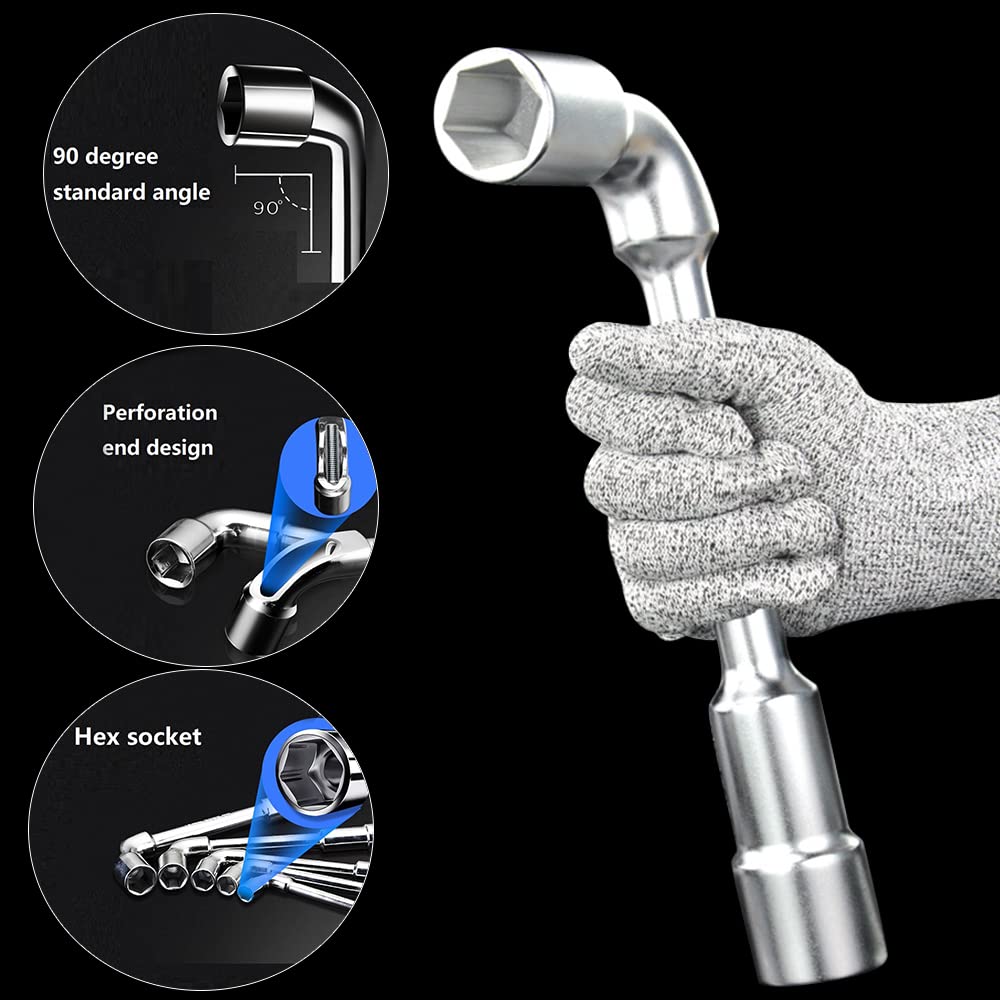 SK Tools 6-Piece Flare Nut Wrench Set - SuperKrome Finish - 9mm To 21mm - USA Made - View #4