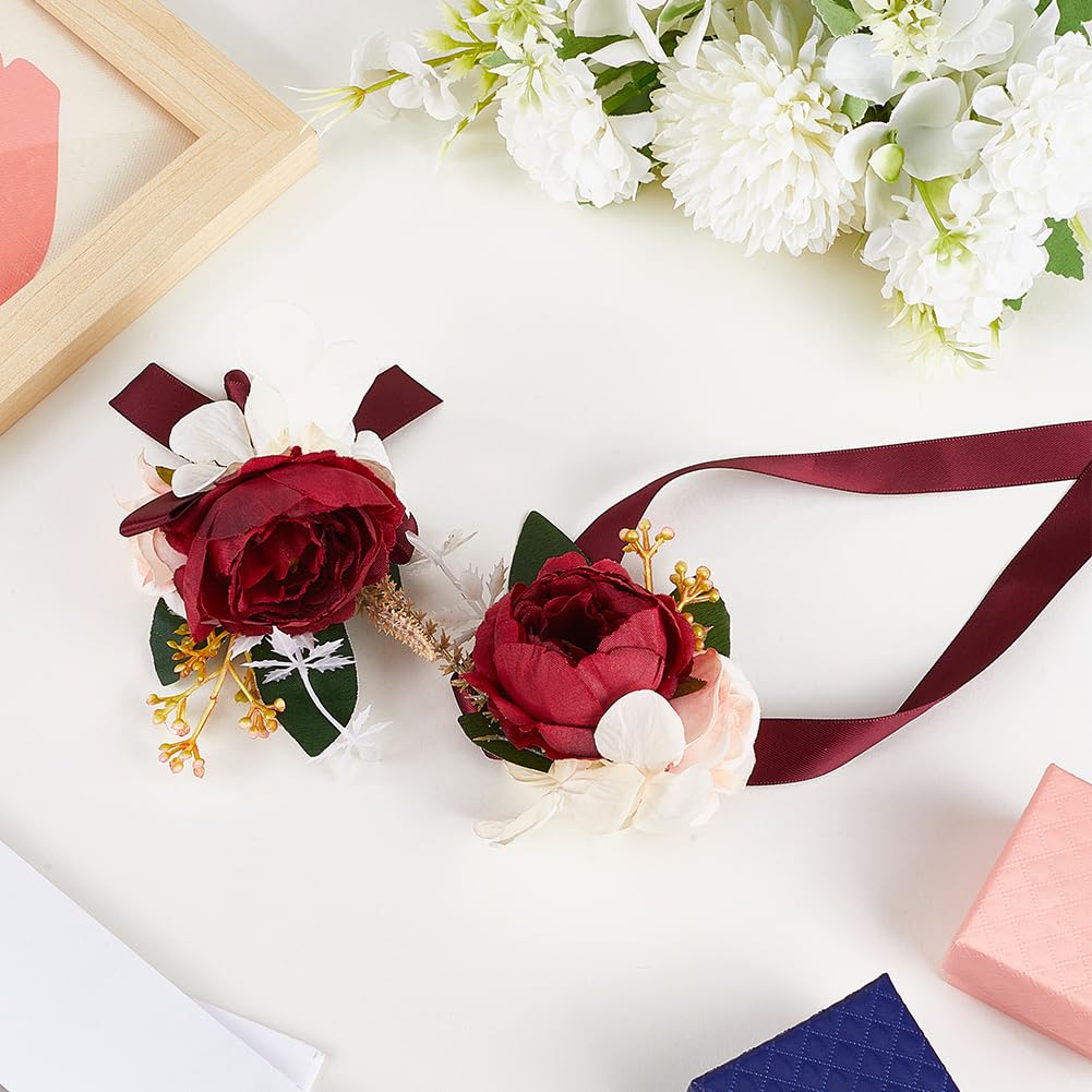 Corsage De Roses Rose Vif Zapaka Ivory Wrist Corsage And Men