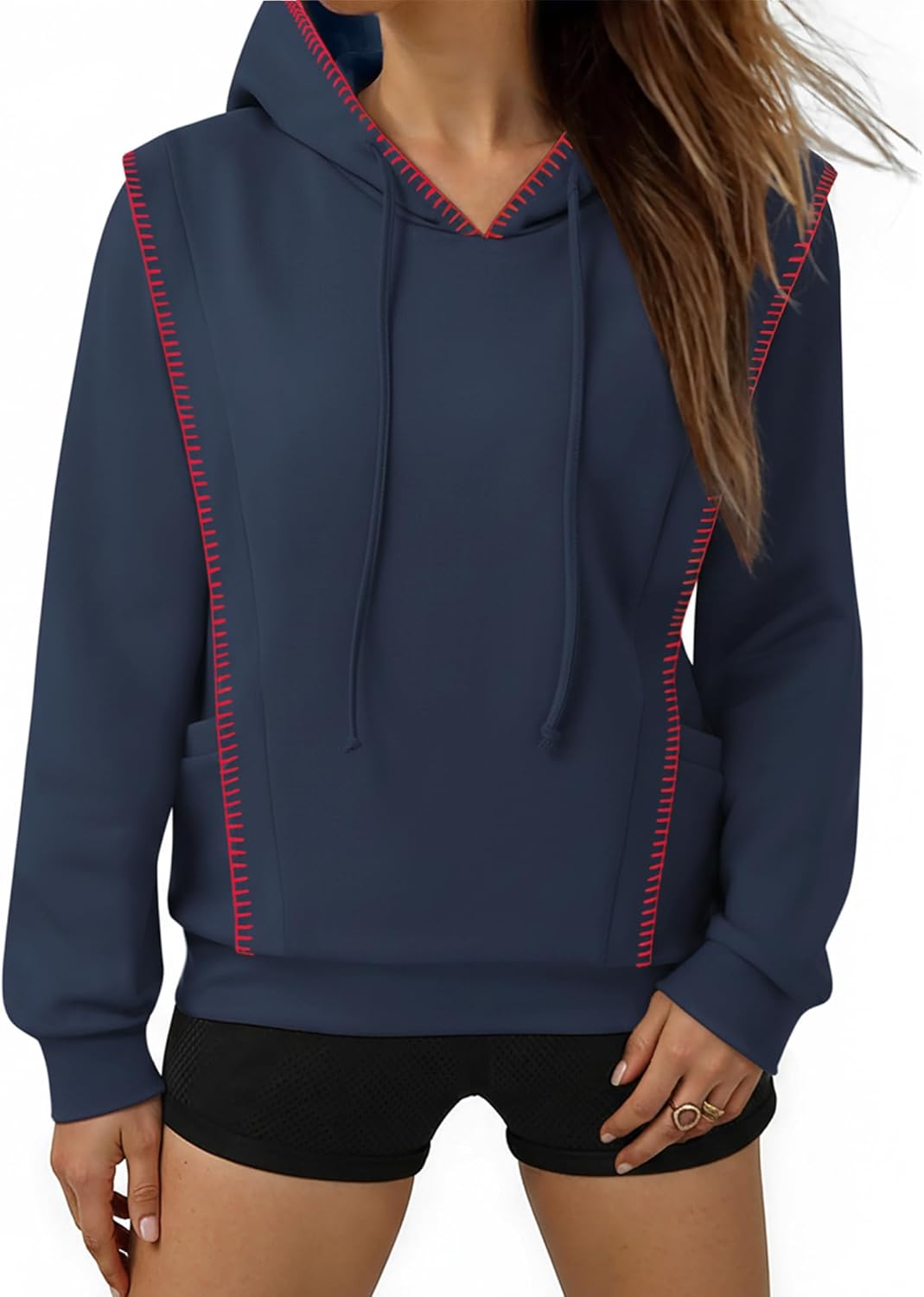 Gaharu Sweatshirts for Women Hoodies Crewneck Tops Sweaters Comfy Fall Winter Outfits Clothes 2025 Fashion