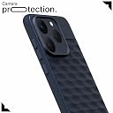Pikkme Back Cover for Realme 15T 5G / Realme Narzo 90 5G Camera Protection 3D Hexa Cube Design Silicone Protective Bumper Case (Blue) gallery image