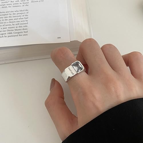 Miniatura 167 de 925 Sterling Silver Ring Minimalist Adjustable Rings Band Handmade Rings for Women Girls