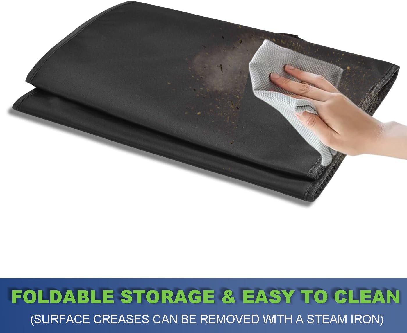 Printer Dust Cover for Epson EcoTank ET-4800, Heavy-Duty 600D Nylon Printer Protector – Waterproof Anti-Static Dustproof Printer Cover Case (15×15.8×9.8in) (Black)