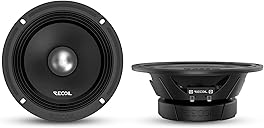RECOIL MS65-4P 6.5-Inch Midrange Pro Audio Car Speakers, 600 Watts Max Pair 4Ohm, 1.5-Inch High Temperature Kapton Voice Coil, Premium Quality Audio Door Speakers