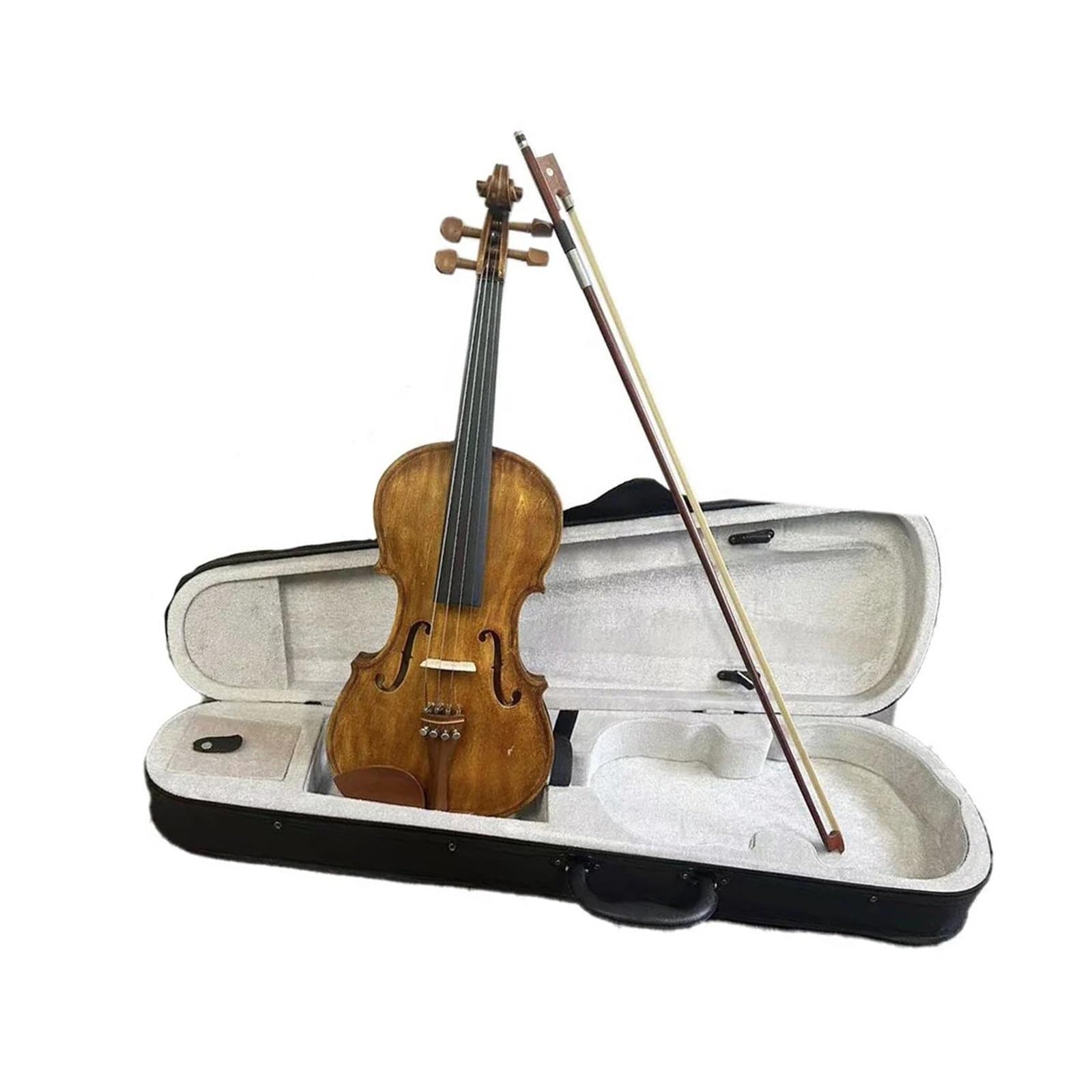Komplettes Set Von Musikinstrumenten Professionelle Violine Mit Koffer Standardvioline(3/4)