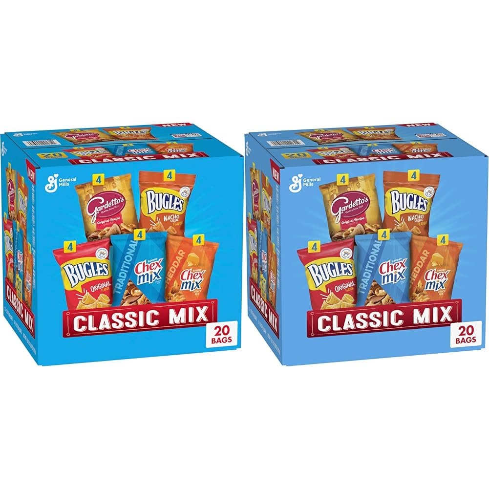 Classic Mix Snack Variety Pack, Bugles Original & Nacho