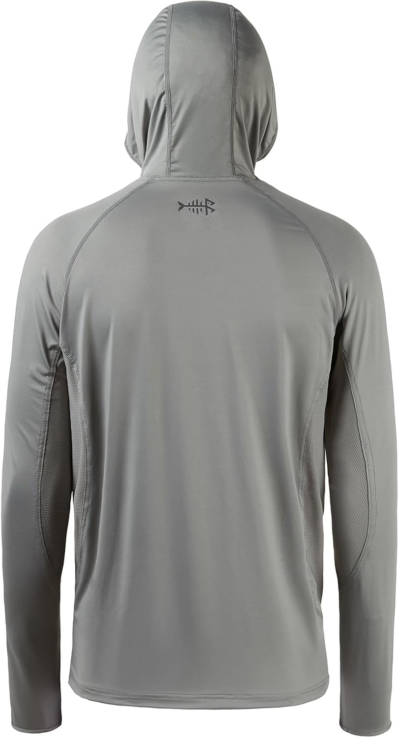 BASSDASH UPF 50+ Men’s Long Sleeve Fishing Shirt with Mask UV Neck Gaiter Hoodie - Image 2