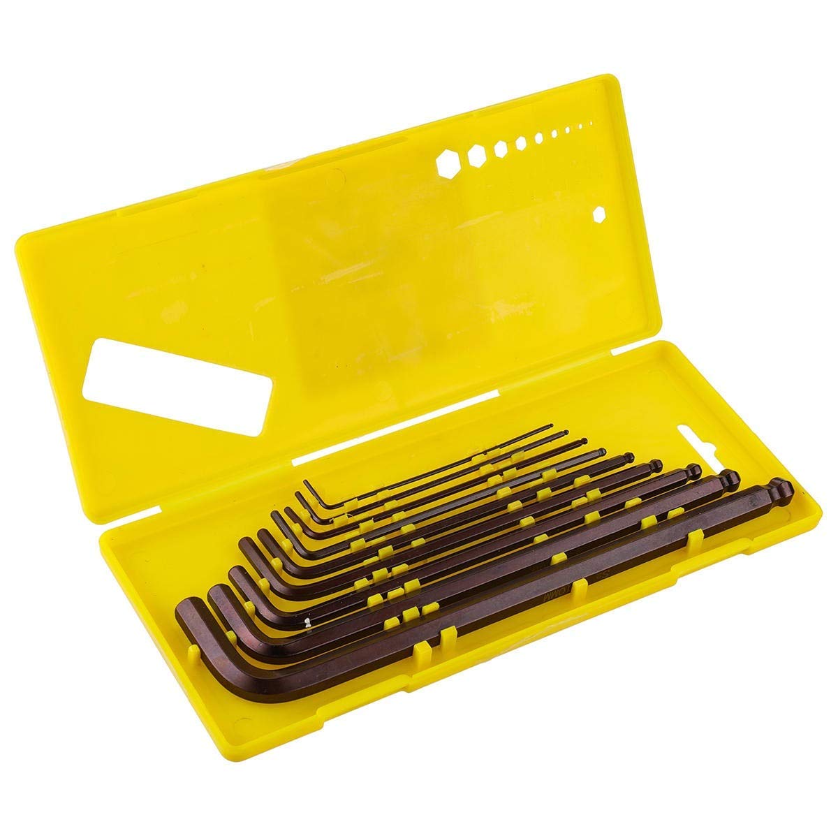chiavi 9Pcs S2 Testa a sfera in acciaio legato a forma di L Set di chiavi a brugola Torx da 1,5 mm a 10 mm Set di strumenti di riparazione Kit di utensili manuali Kit di strumenti hardware Set d