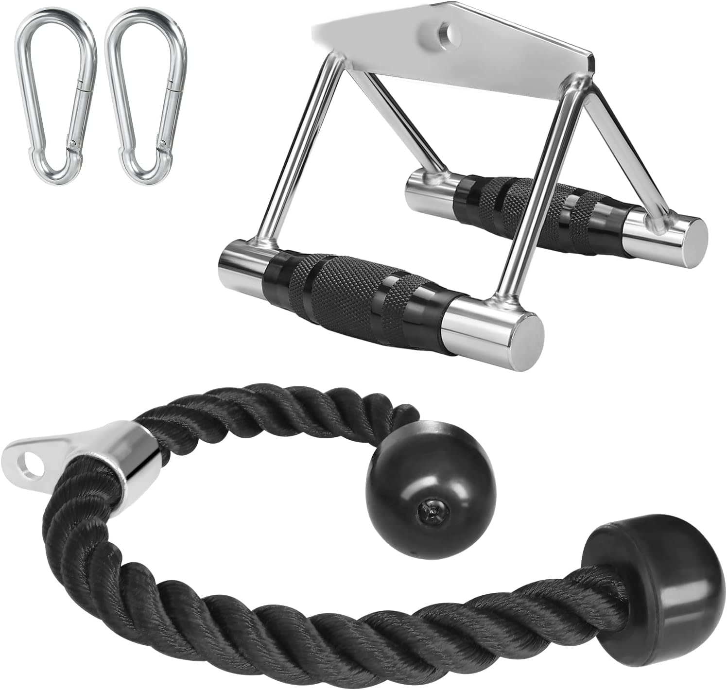 XINN Combo Machine Attachment Cable Machine Accessories for Weight Lifting, LAT Pull Down Attachment V Handle, V-Shaped Bar, Tricep Rope, Rotating Straight Bar (B0BTBTLV67) Amazon Price History, Amazon Price Tracker