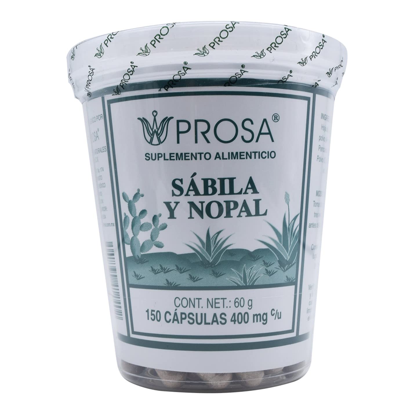 Sabila and Nopal 150 Cap. Prosa.