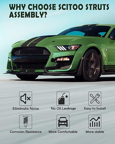 Miniatura 5 de SCITOO Conjunto de resorte helicoidal de los puntales delanteros 172123L 172123R apto para 2003 2004 2005 2006 2007 para Honda para Accord