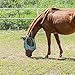 Horse Masque with Ears Large Eyes Breathable Fly Cover for Horses Adjustable Equestrian Equipment for Horse(L)