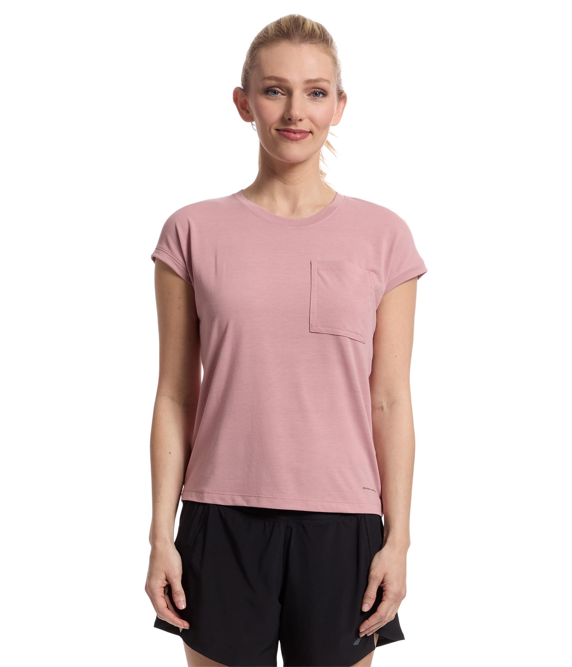 Columbia Boundless Trek Short Sleeve Tee évacue la transpiration