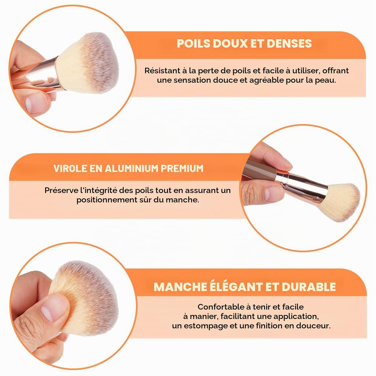 Ensemble De 40 Pinceaux De Maquillage Professionnel, Set De Pinceaux De Maquillage De Haute Qualité En Fibres SynthéTiques Pour Femmes | Outils De Fond De Teint MéLangé | Accessoires De Beauté Premium