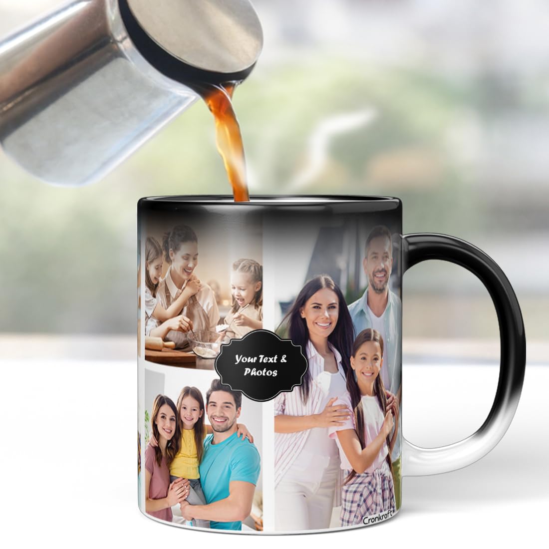 Cronkraft Magic Mug with Picture, Photo Cup Ceramic, Color Changing Mug Rakhi Gifts for borther Rakhi Gift for Sister rakshabandhan Gift for Brother Rakhi Gifts for Rakhi -325 Ml (B0D1N418MQ) Amazon Price History, Amazon Price Tracker