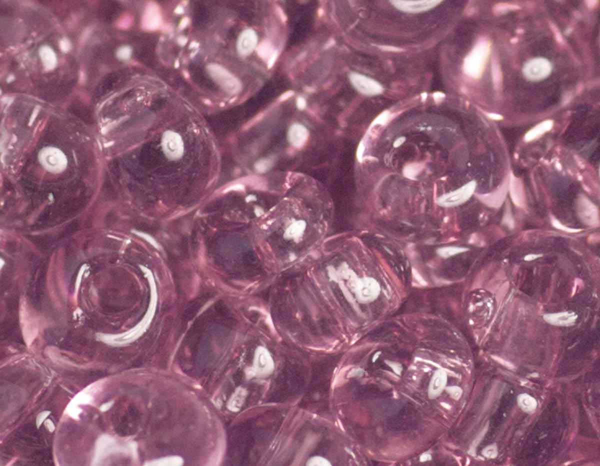 Perle Verre Japonaise Fleur, Perle Transparente, Ronde, 10 Mm - Un