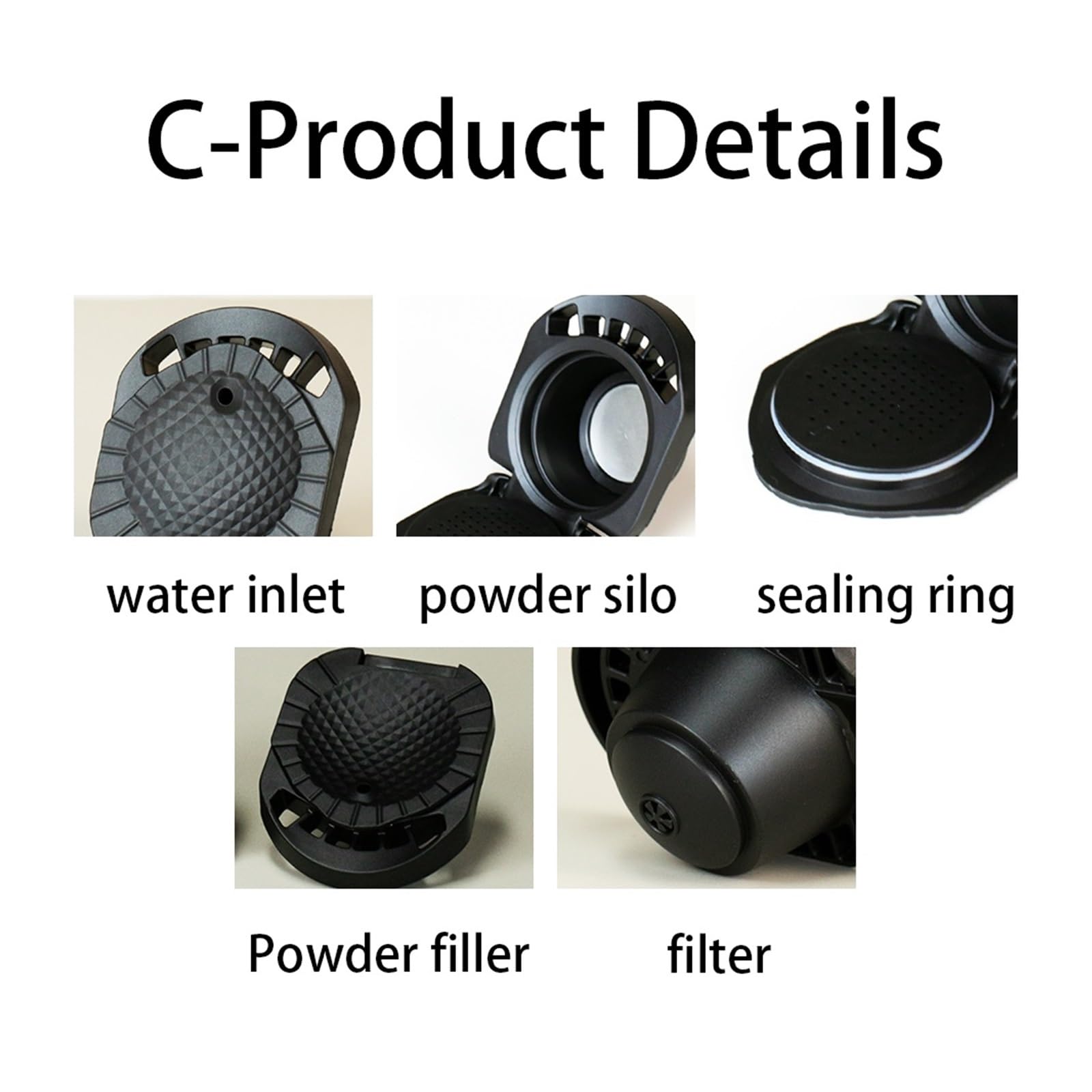Adaptador De Cápsula Reutilizable De Repuesto, Conversión De Cápsula De Café Compatible Con Genio S Piccolo XS Machine Coffee Accesso, Compatible Con Dolce Gusto