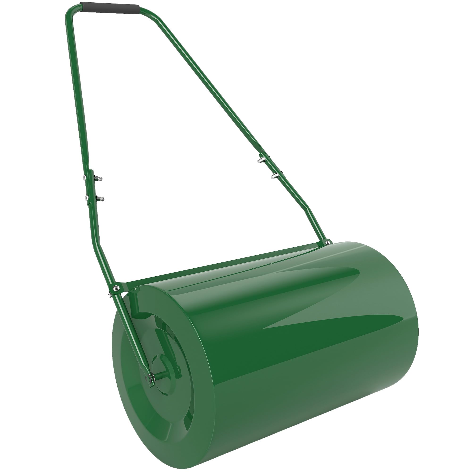 Outsunny 63L Rouleau à Gazon, Tambour Eau/Sable, Vert foncé