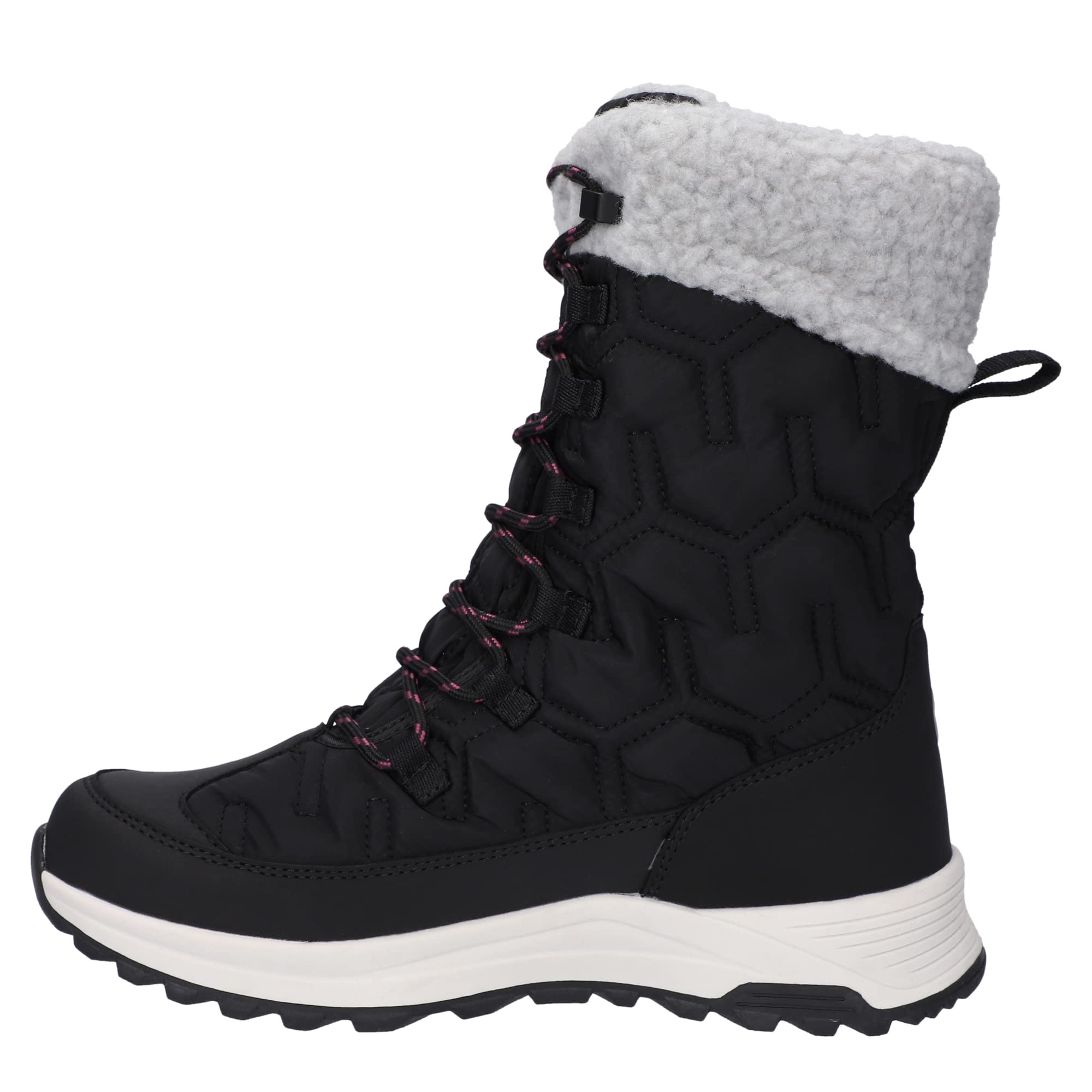 Hi-Tec Damskie buty śnieżne Sophia WP-Jet Black/Festival Fuksja-6, 36