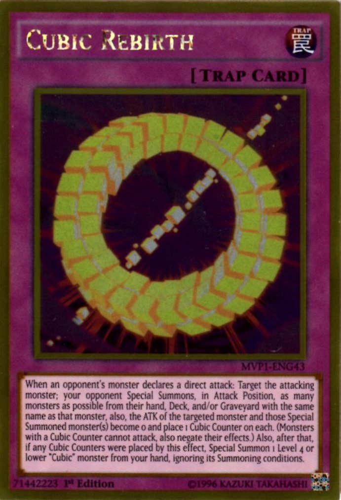 Amazon.com: YU-GI-OH! - Cubic Rebirth (MVP1-ENG43) - The Dark Side