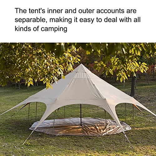 Carpa de Lona Algodón Impermeable 4 Estaciones 8-10 Personas miniatura 4