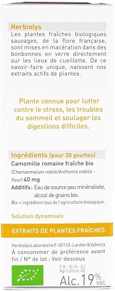 ORGANIC ROMAN CAMOMILE - Phyto - Herbiolys - 4