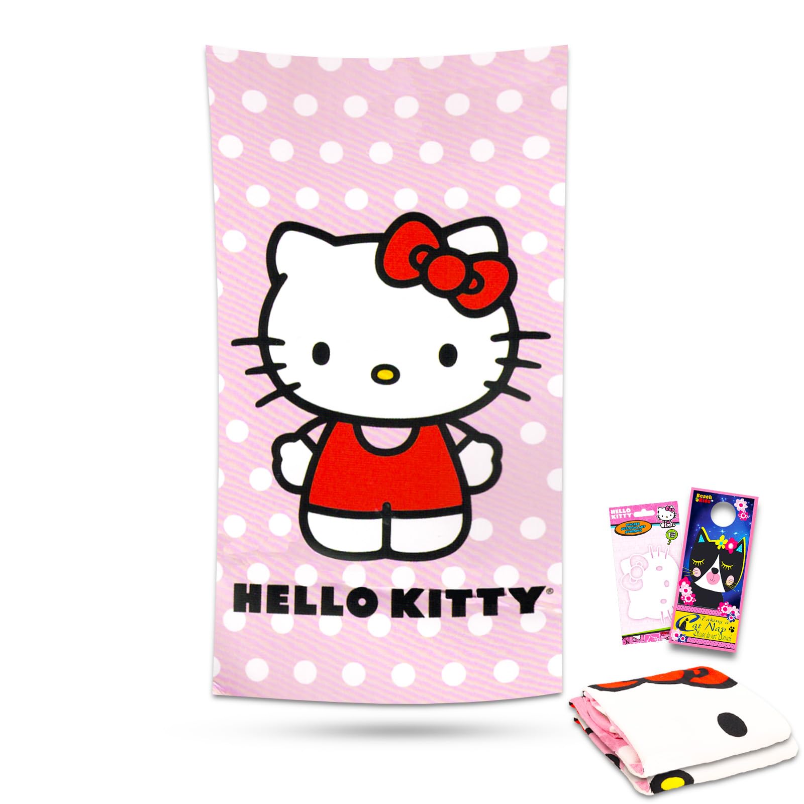 Amazon.com: Hello Kitty Beach Towel Set - Bundle with 27x54 Hello