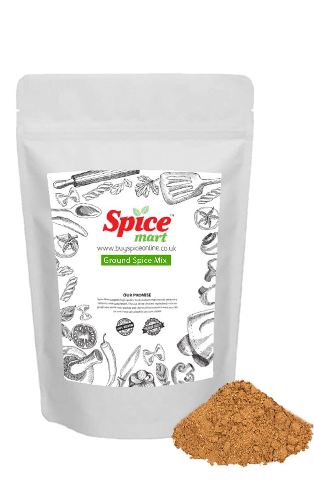 Mixed Spice Ground | Powder | 6 Spice Blend Premium Quality Free UK P&P (200g)