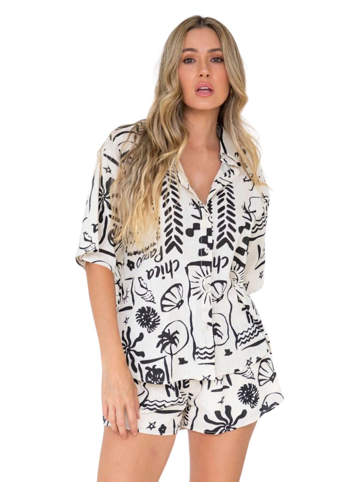Women's Rayon Printed Co-Ord Set