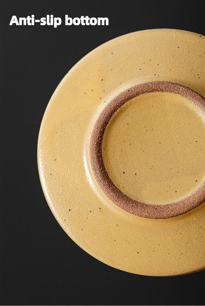 6-Pack Japanese Style Stoneware Dipping Bowls | Small Ceramic Sauce Cups for mayonnaise, Condiments, Charcuterie, Dessert | Oven, Microwave & Dishwasher Safe Mini Bowls Set (3.3 In/8.5cm)