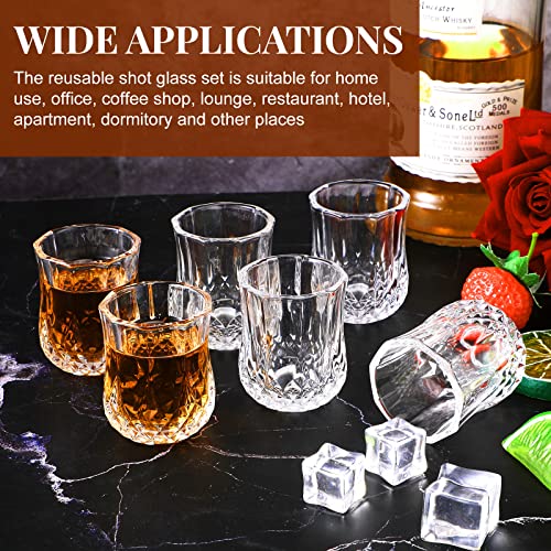 Meanplan 1.7Oz Mini Shot Glasses Set Tasting Glasses Heavy Base Clear Shot Glass Cute Cordial Glasses Mini Wine Glasses For Serving Whiskey, Wine, Juice (24 Pieces) #TOP4