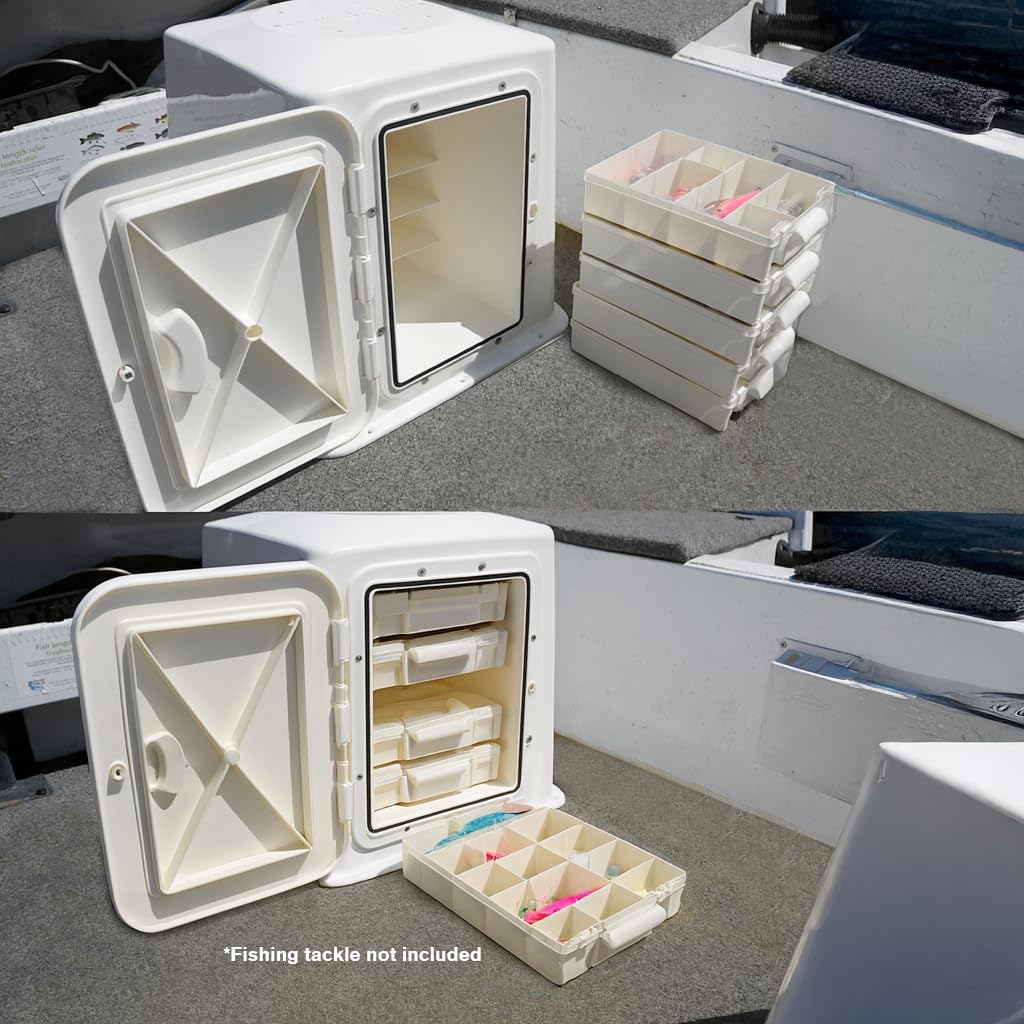 Oceansouth Hatch Aufbewahrungsbox für Angelzubehör (mit 5 Angelboxen)