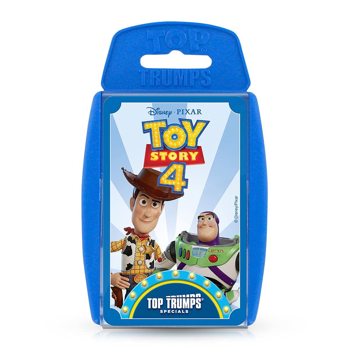 Disney Pixar Toy Story 4 Specials Card Game, play with Woody, Buzz, Forky, Mr Potato Head, Duke Caboom and Bo Peep, gifts and toys for boys and girls aged 6 plus