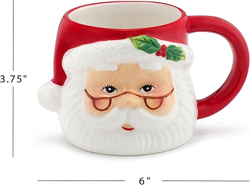 Miniatura 3 de Mr. Christmas Taza de Papá Noel de 16 oz