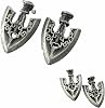 1 Pair Anime Cartoon Metal Stud Earrings Gifts for Woman 1