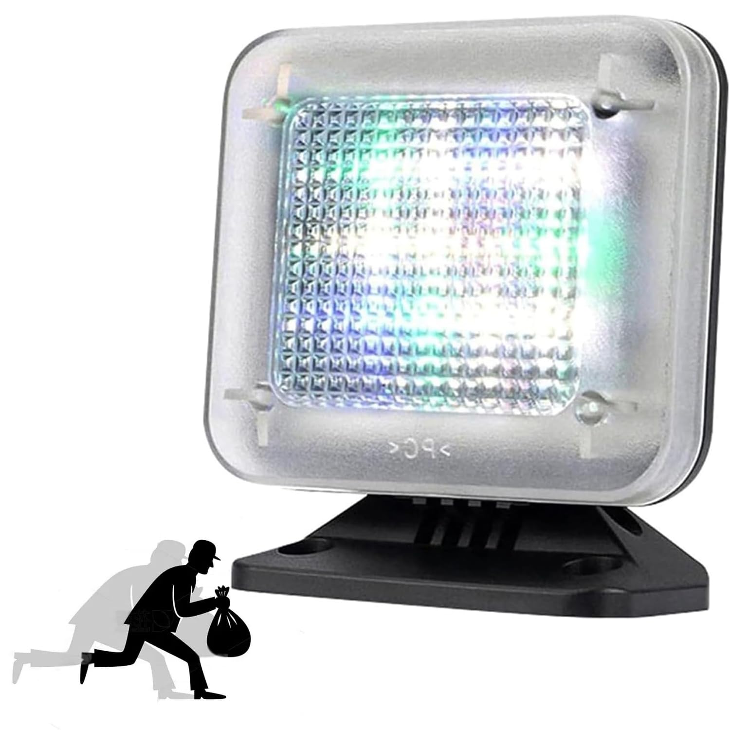 Lampe TV Anti-effraction, Faux Simulateur De Télévision LED Avec 4 Modes, Lumière De Sécurité Nocturne, Empêche Les Voleurs De S'introduire Dans Votre Maison, Minuterie Et Capteur Crépusculaire