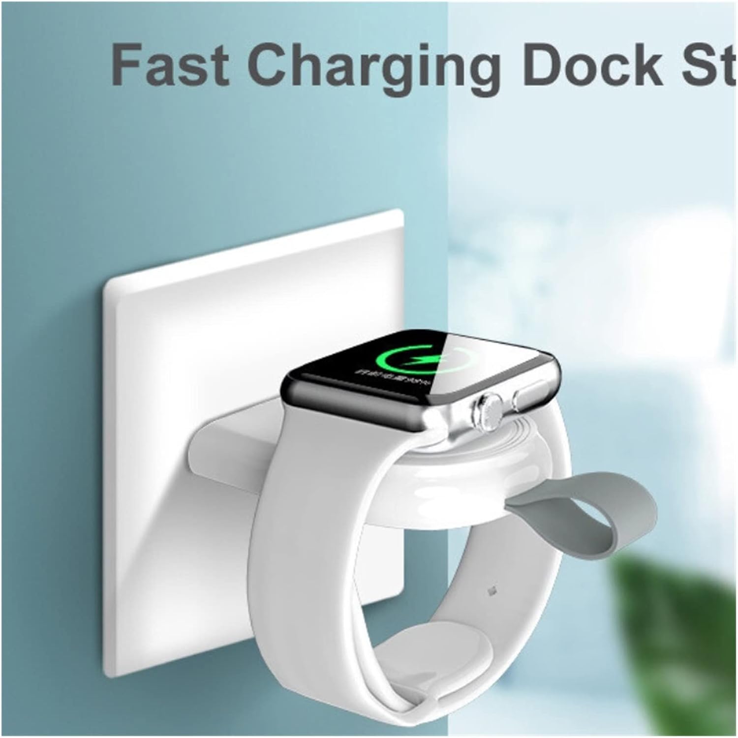 fast portable wireless charger fast charging stand usb charger cable compatible with apple watch magnetism