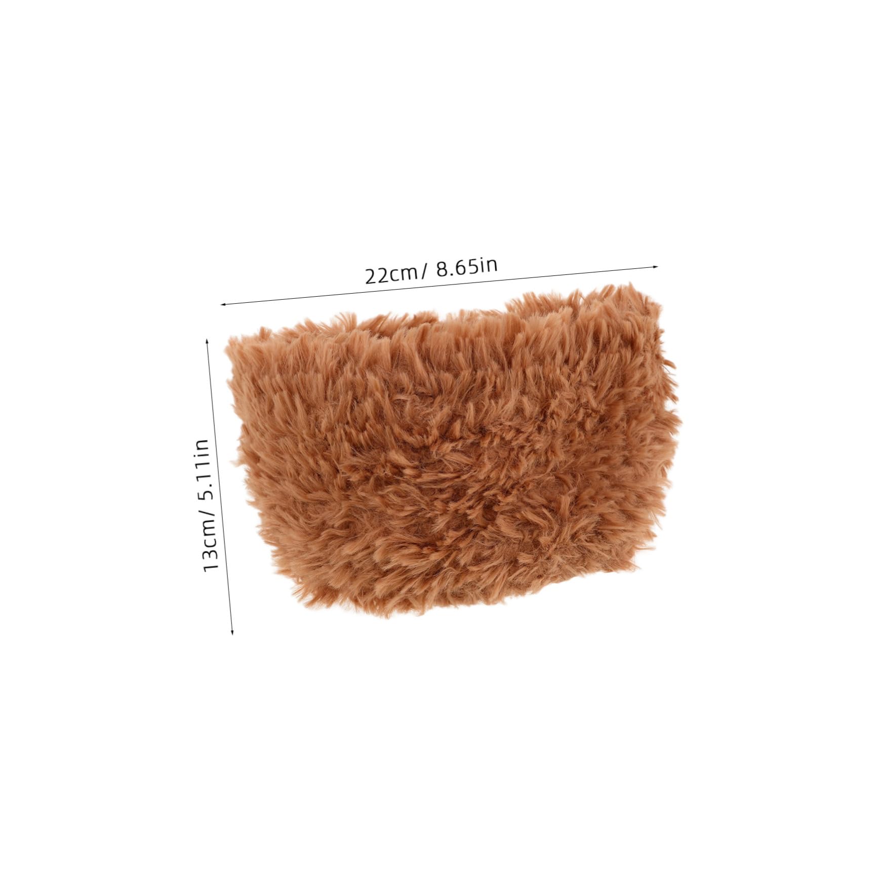 TOVINANNA Comfortable Knit Headband Women's Ear Warmers Furry Thick Warm Elastic Stylish Vintage Wide Band Cold Weather Must-have